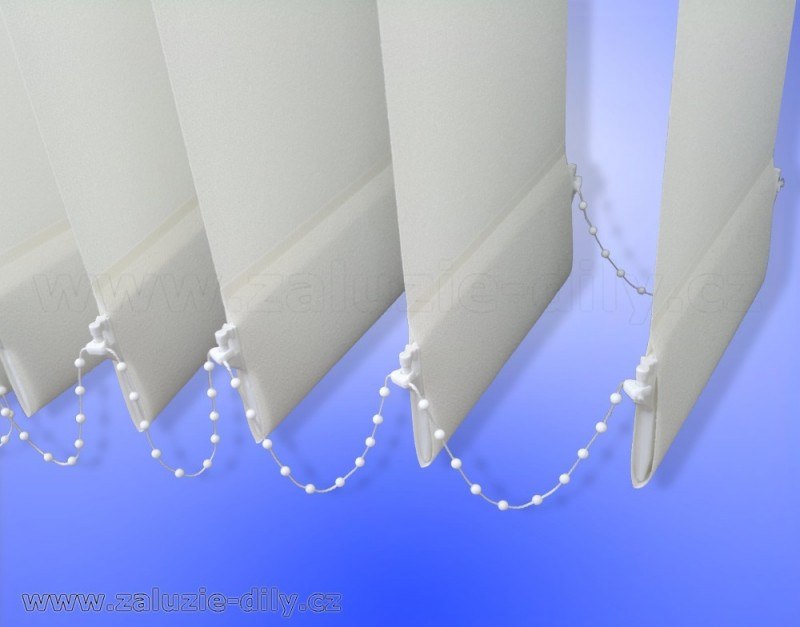 Závaží látky vertikální žaluzie