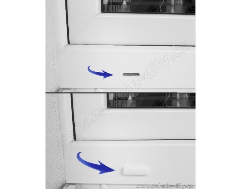 Krytka odvodňovacích otvorů rámů oken - použití krytek / zátek / záslepek