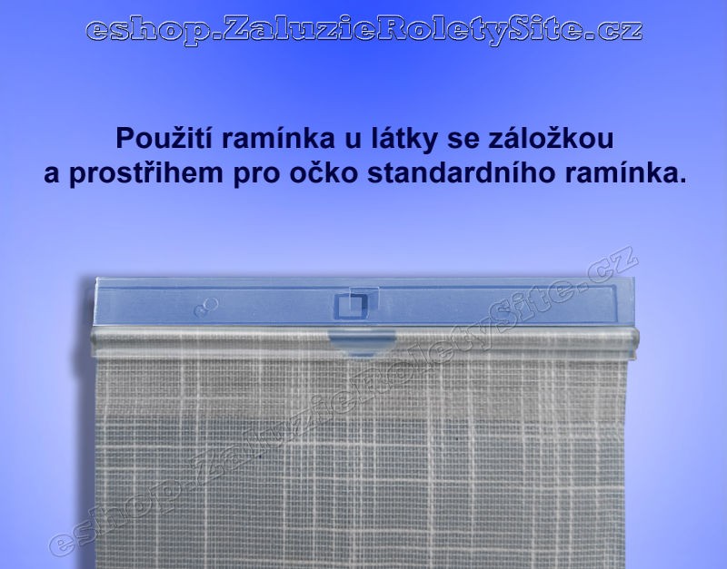 náhradní univerzální ramínko pro uchycení látky lamel vertikální žaluzie